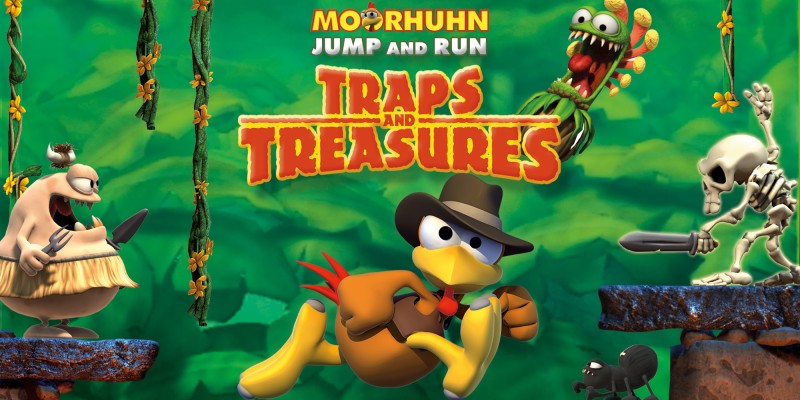 Moorhuhn Jump and Run 'Traps and Treasures'