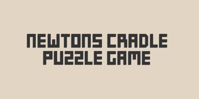 Image de Newton's Cradle Puzzle Game