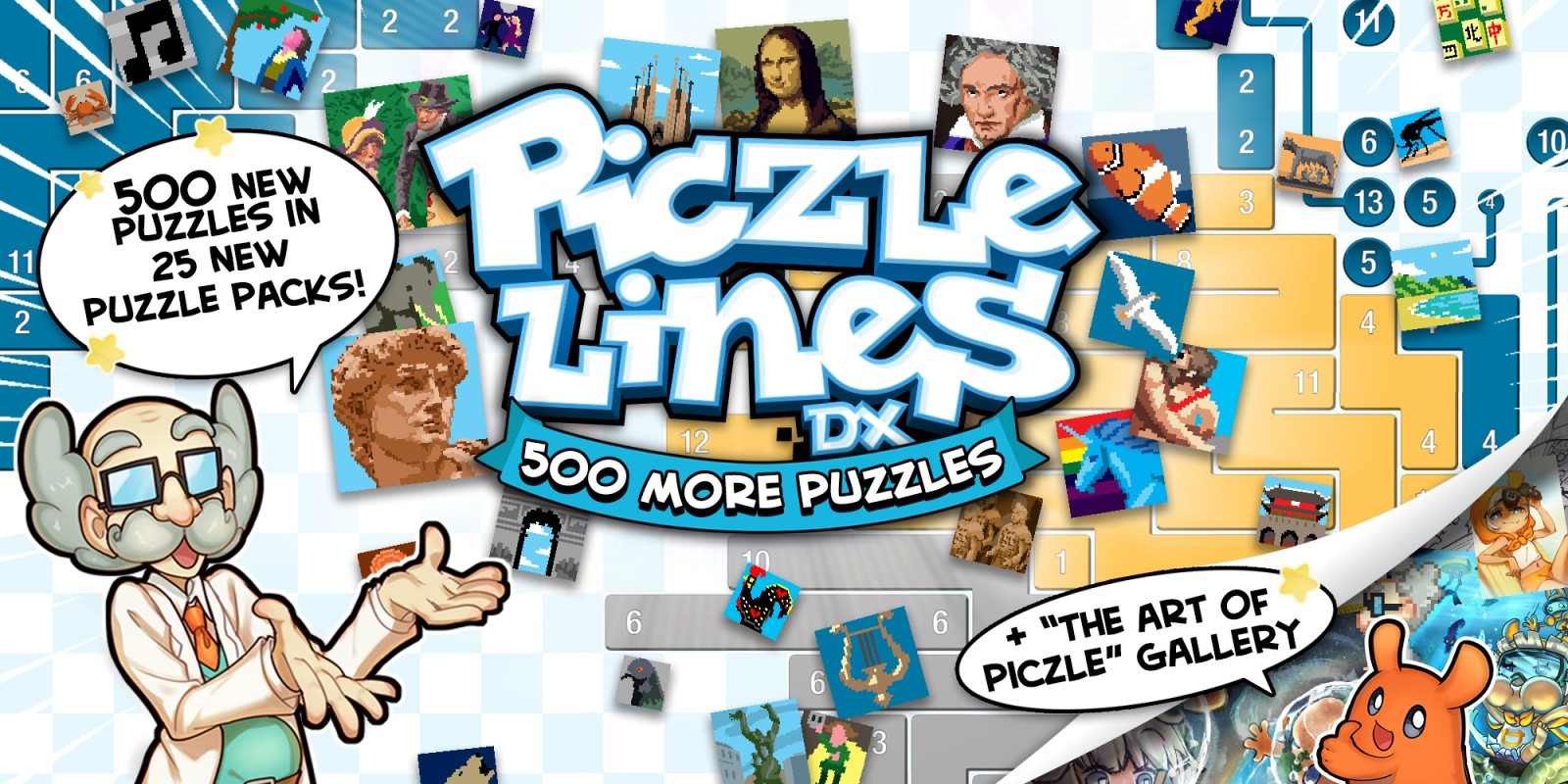 Piczle Lines DX 500 More Puzzles!