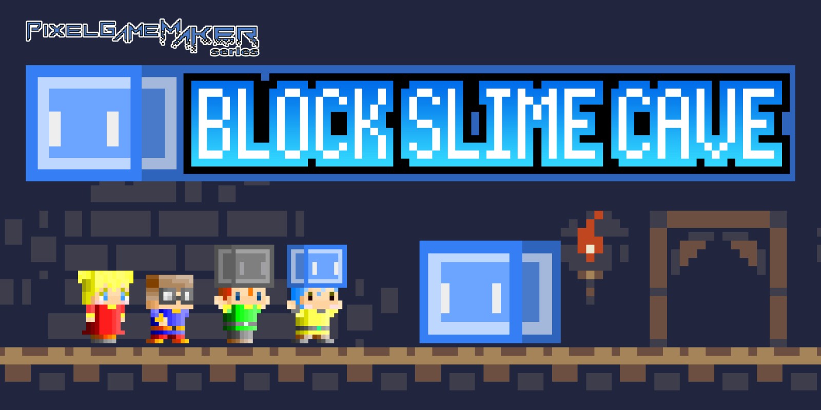 Pixel Game Maker Series BLOCK SLIME CAVE