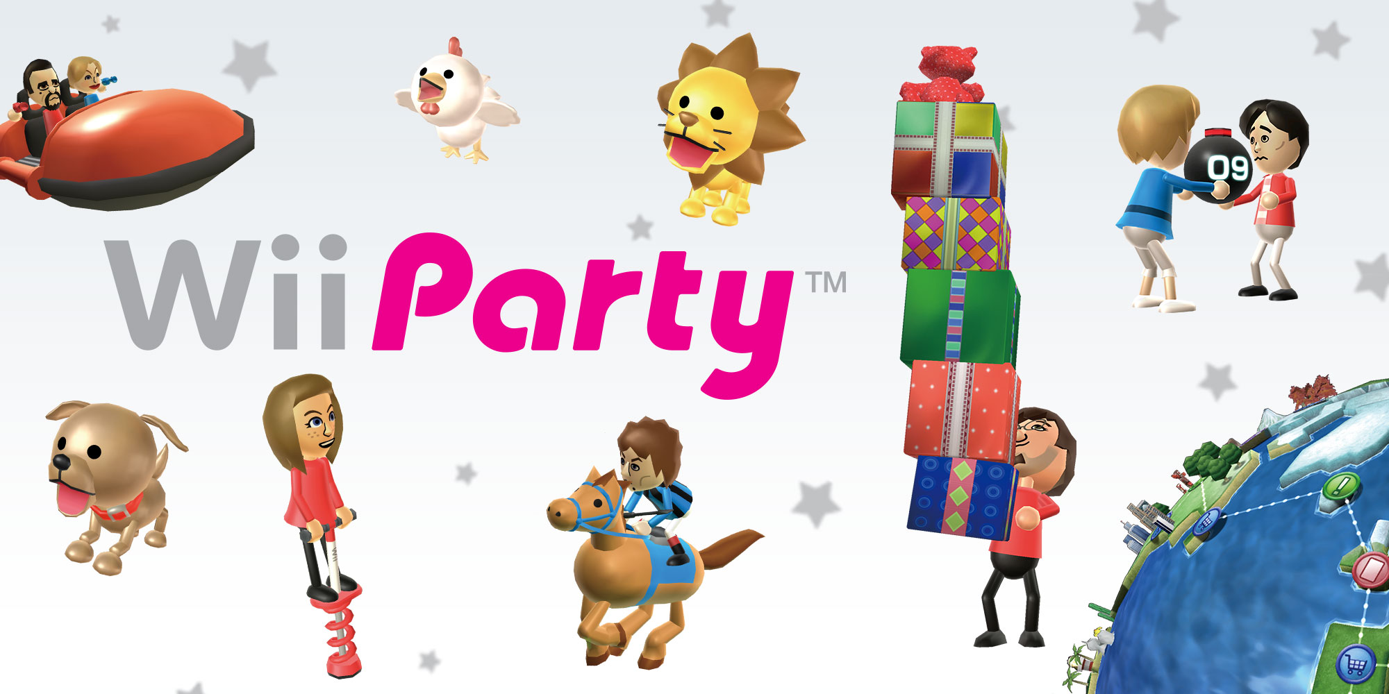 Purper eetpatroon concept Wii Party | Wii | Games | Nintendo