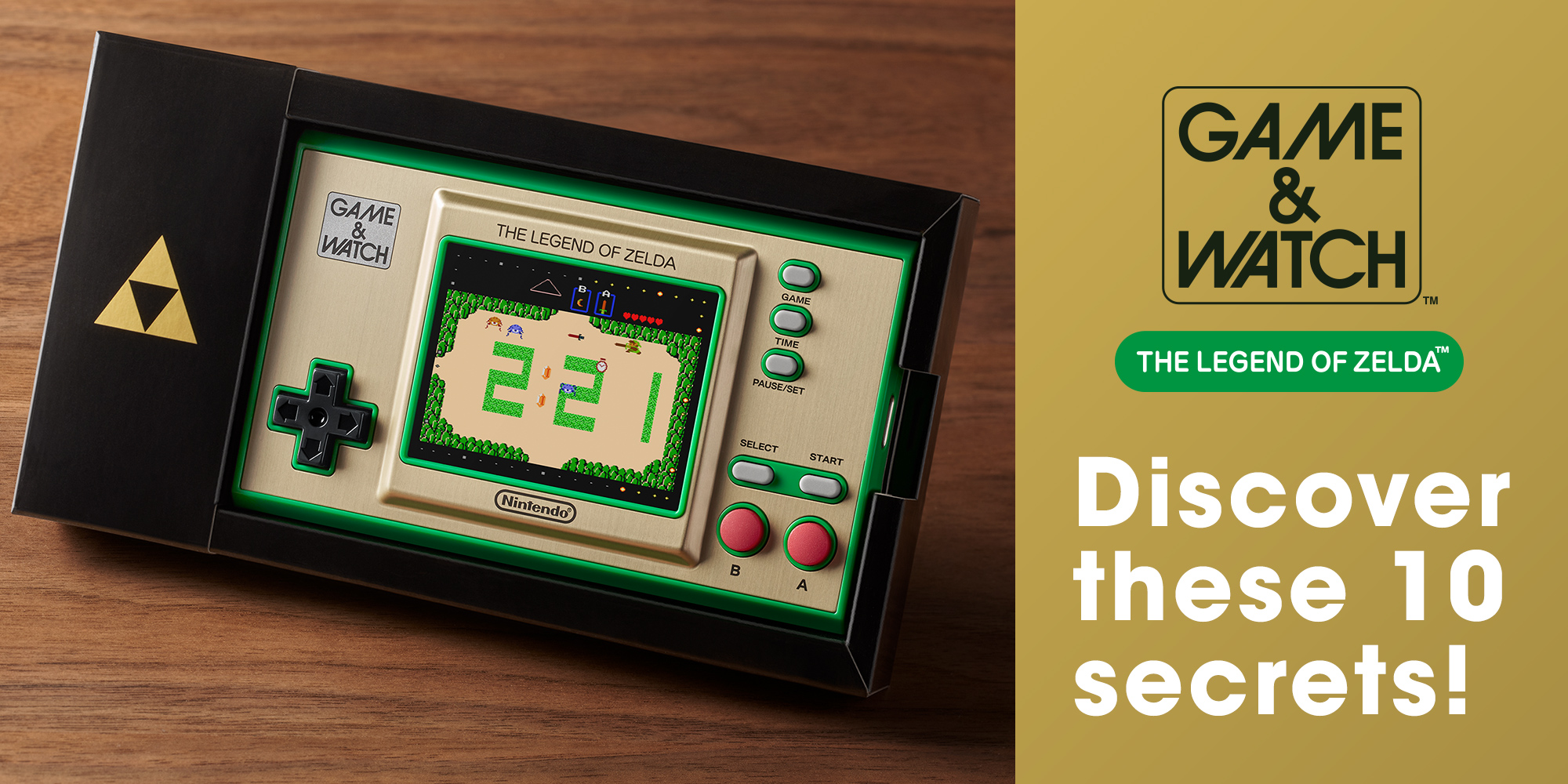 10 secrets to discover with Game & Watch: The Legend of Zelda!