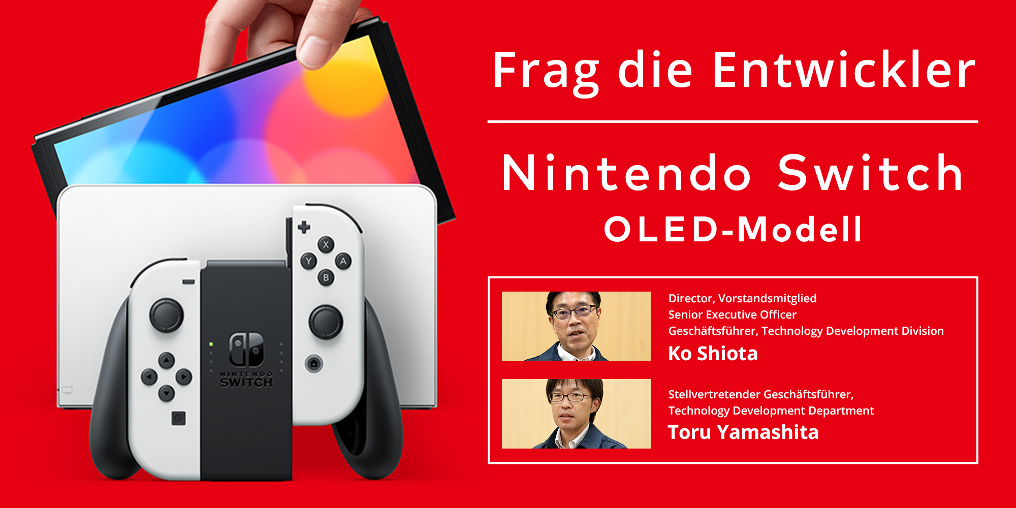 Frag die Entwickler, Teil 2: Nintendo Switch – OLED-Modell