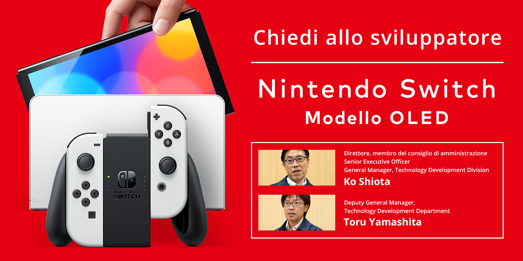 Chiedi allo sviluppatore, parte 2: Nintendo Switch – Modello OLED