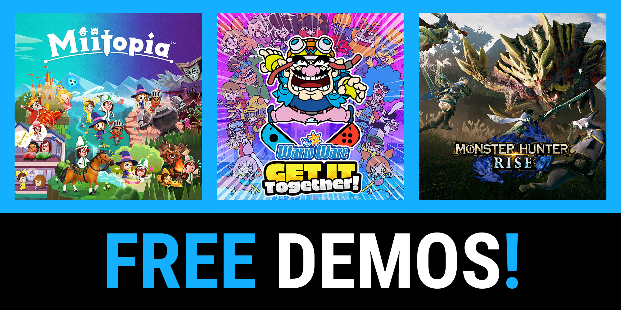 Try these games for free on Nintendo Switch!