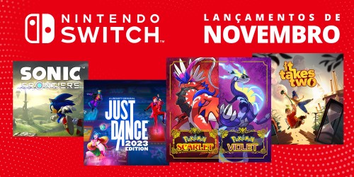 Descobre os jogos que chegarão à Nintendo Switch este mês – novembro de 2022!