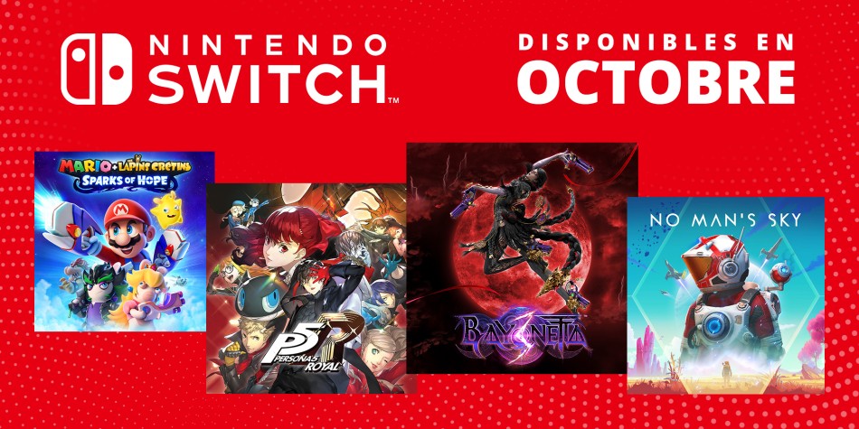 Jeux Nintendo Switch à venir - octobre 2022