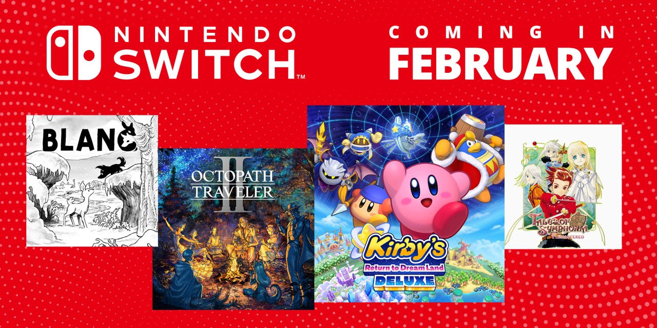 Nintendo Switch games coming in February 2023