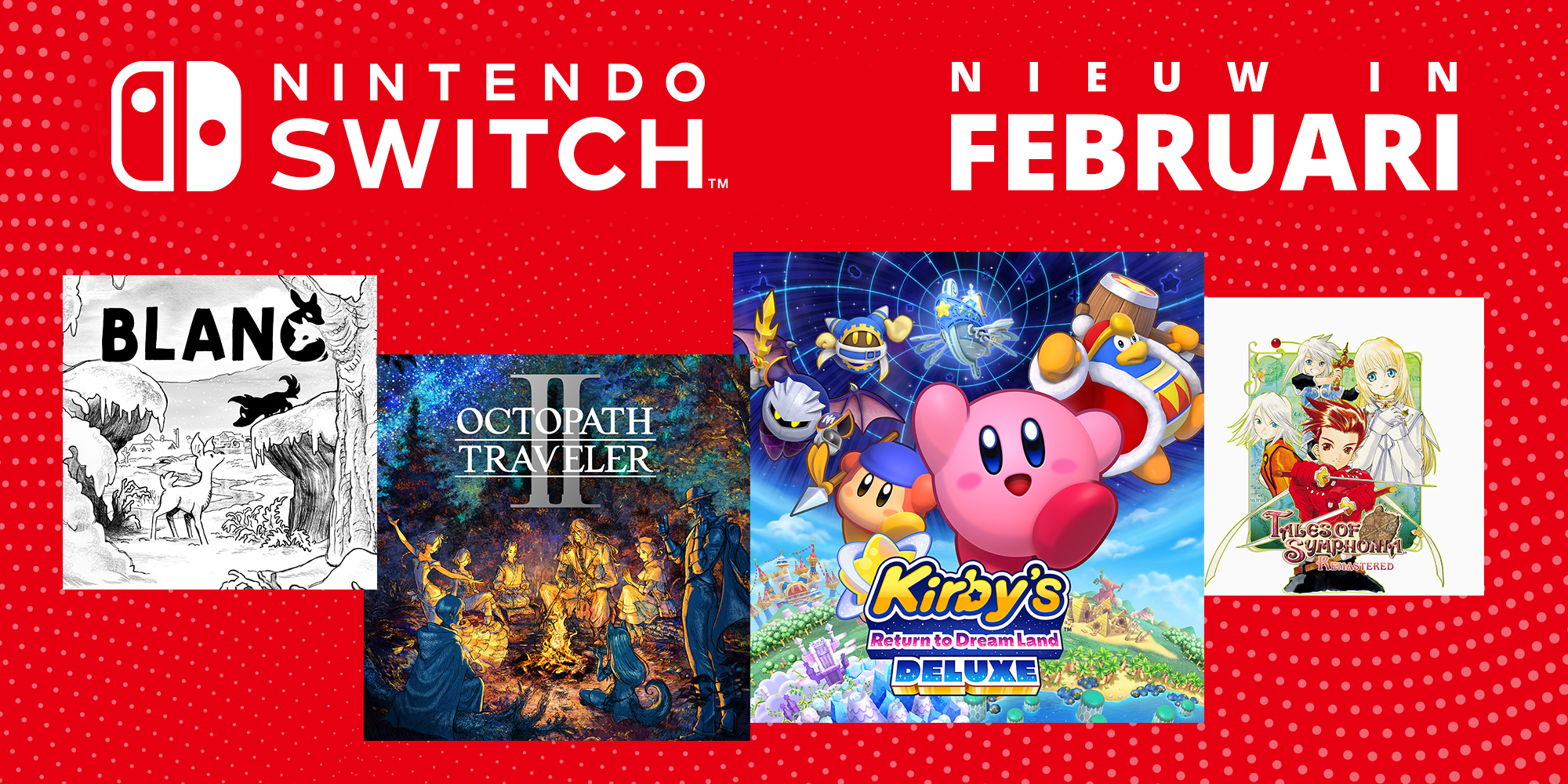 Nintendo Switch-games in februari 2023