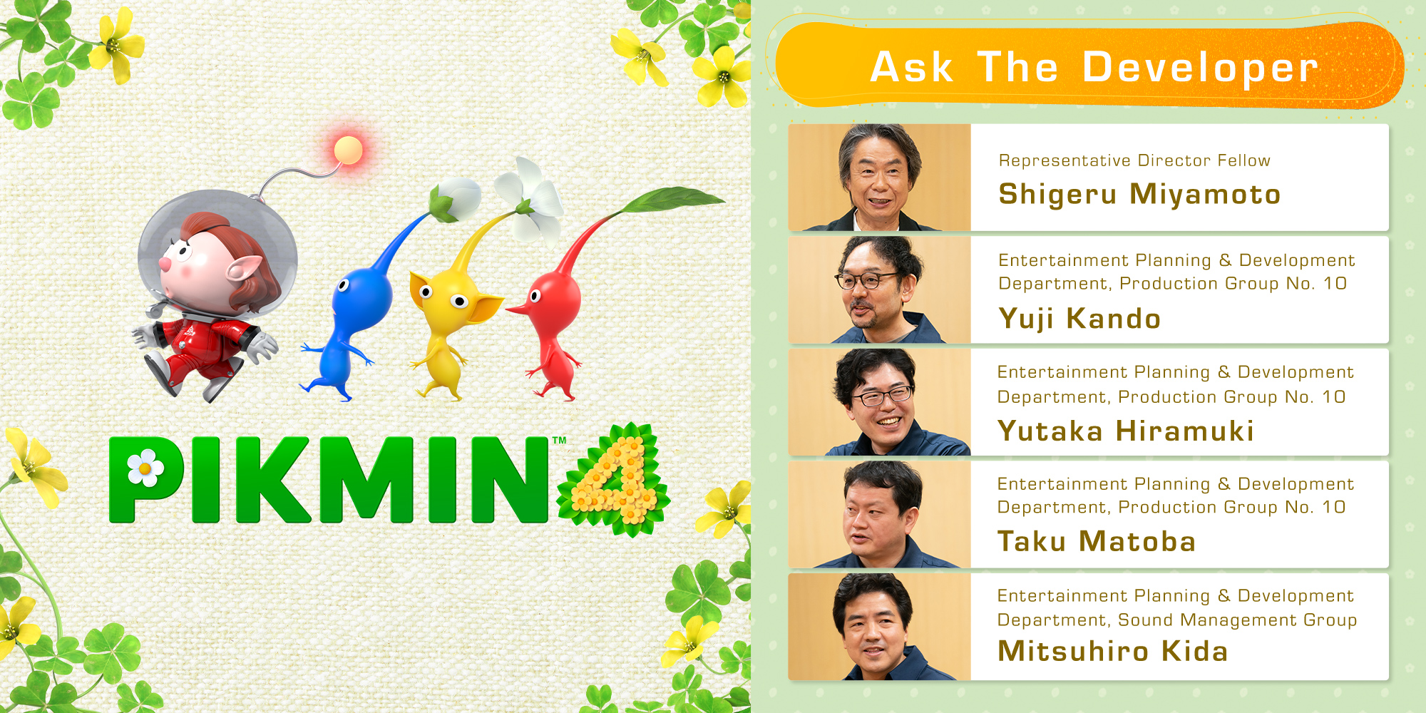 Ask the Developer Vol. 10, Pikmin 4 – Chapter 3