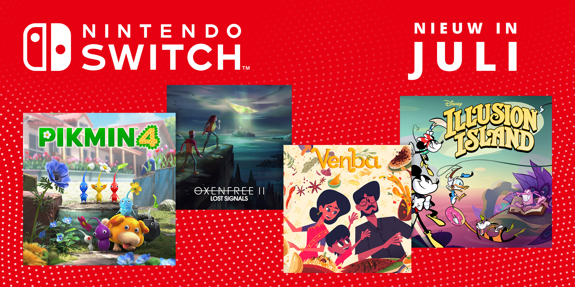 Nintendo Switch-games voor juli 2023