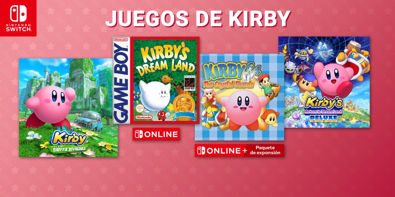 ¡Ya puedes jugar a estos 14 títulos de Kirby! | Noticias | Nintendo