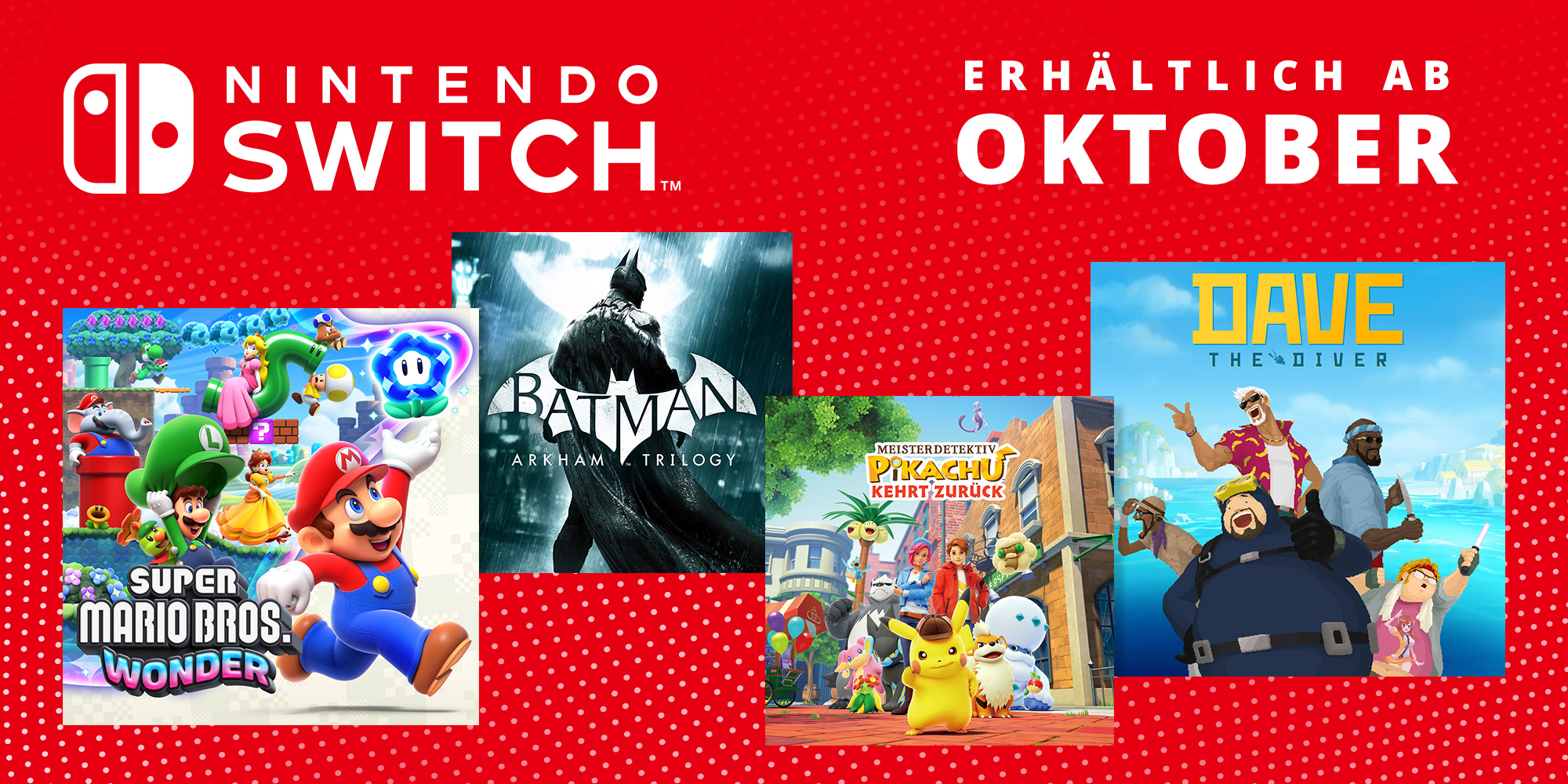 Diese Nintendo Switch-Spiele erscheinen im Oktober 2023!