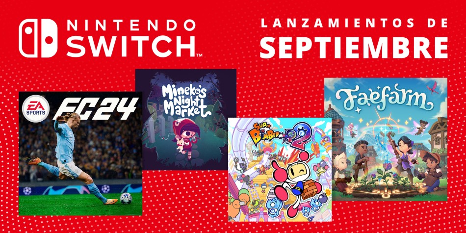Próximos juegos para Nintendo Switch – Septiembre de 2023