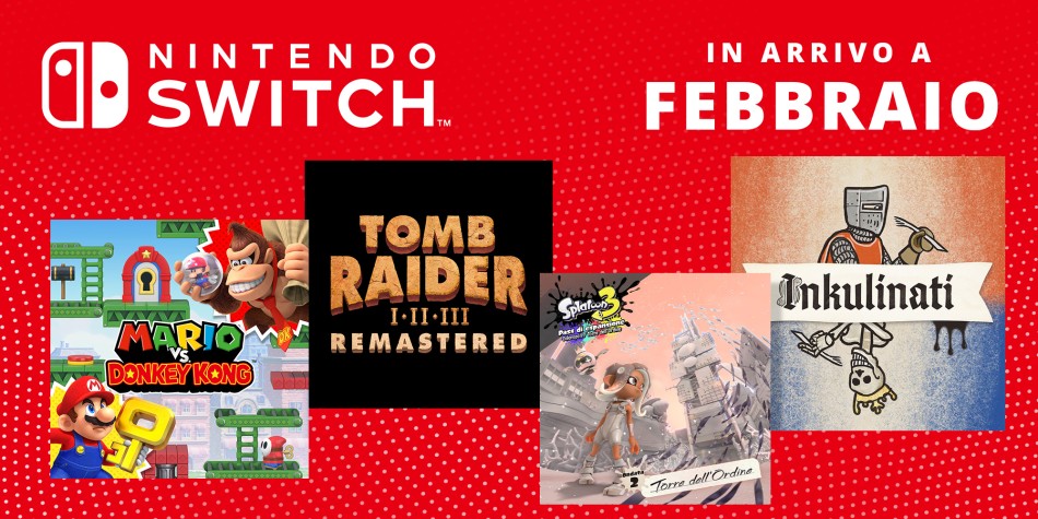 Giochi in arrivo su Nintendo Switch – Febbraio 2024