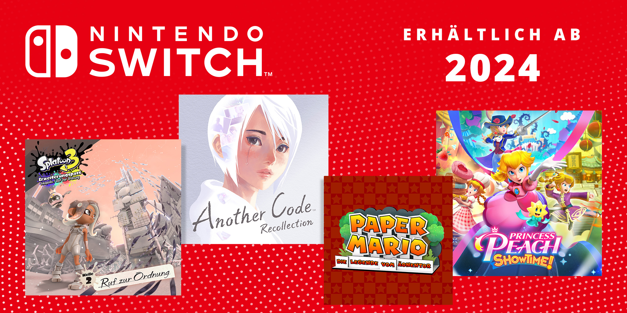 Diese Spiele erwarten dich 2024 auf der Nintendo Switch!
