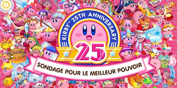 Kirby 25th Anniversary : sondage pour le meilleur pouvoir