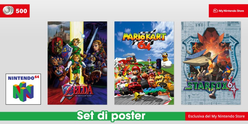 Set di poster Nintendo 64