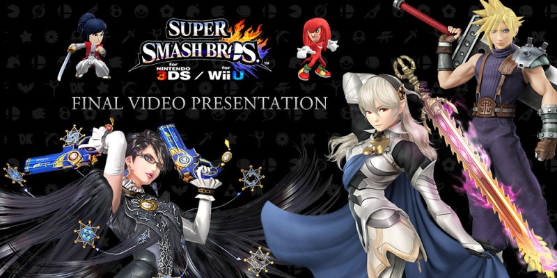 Super Smash Bros. for Nintendo 3DS & Wii U Final Video Presentation – December 15th, 2015