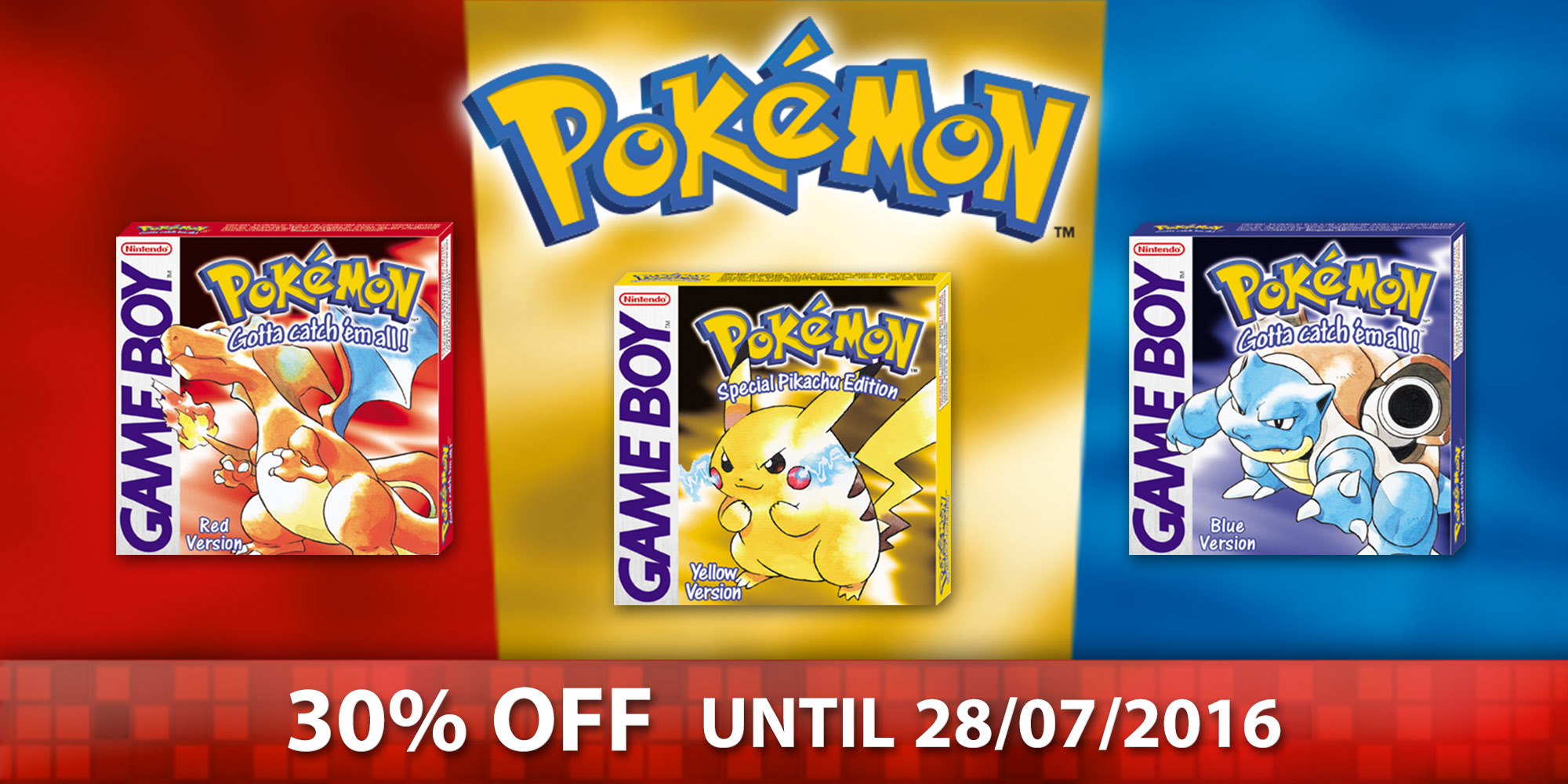 Pokemon Red, Blue, and Yellow versions re-releasing on Nintendo 3DS