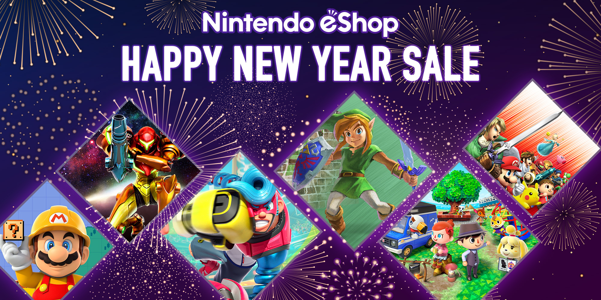 modtage nul nederdel Nintendo eShop sale: Happy New Year Sale | News | Nintendo