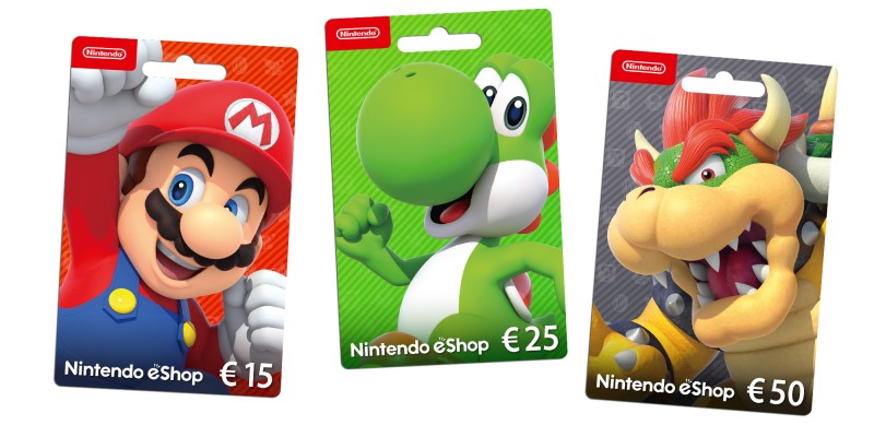 Nintendo eShop Cards