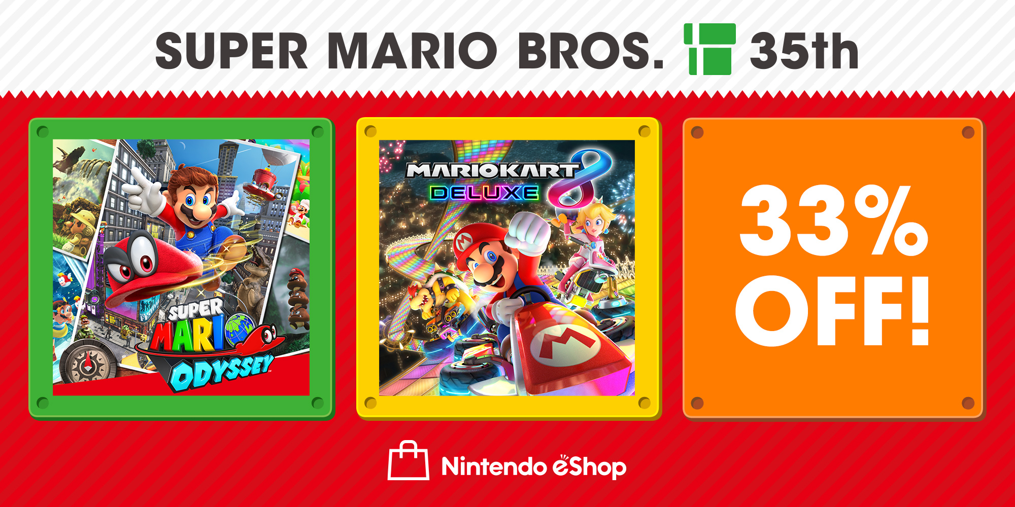 Score 33% off two top Mario titles!