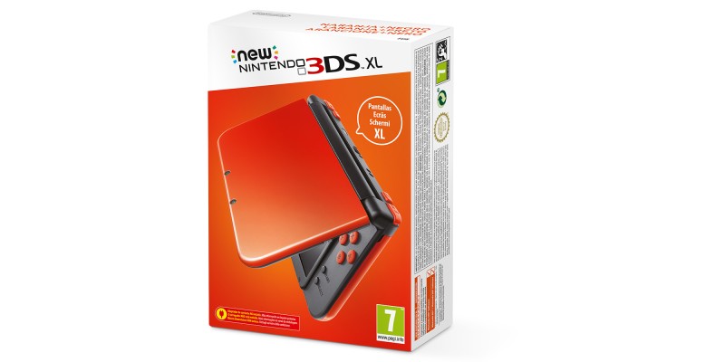 New Nintendo 3DS XL : Orange + Noir