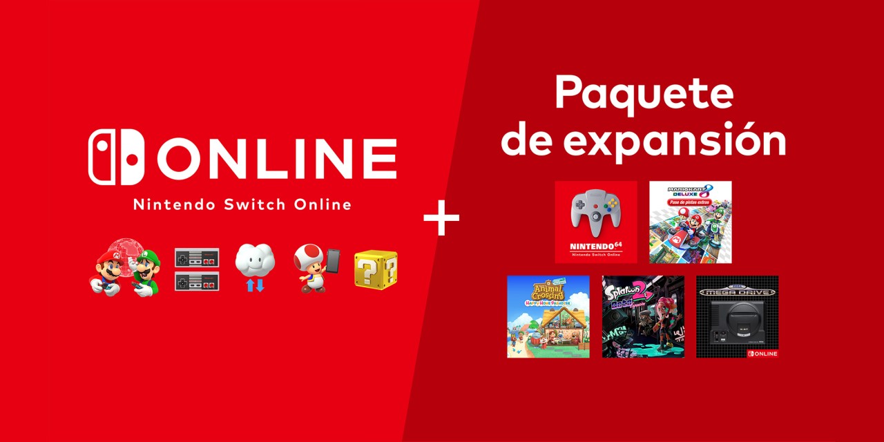 Nintendo Switch + Paquete de expansión | Nintendo Switch Online |