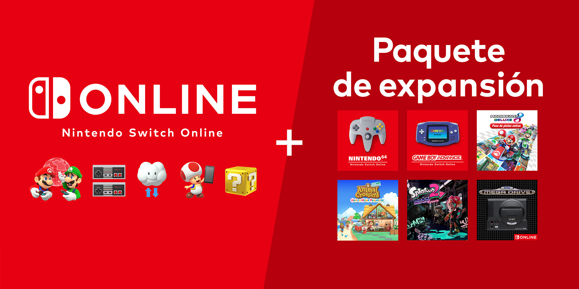samling Forbedring vokal Nintendo Switch Online + Paquete de expansión | Nintendo Switch Online |  Nintendo