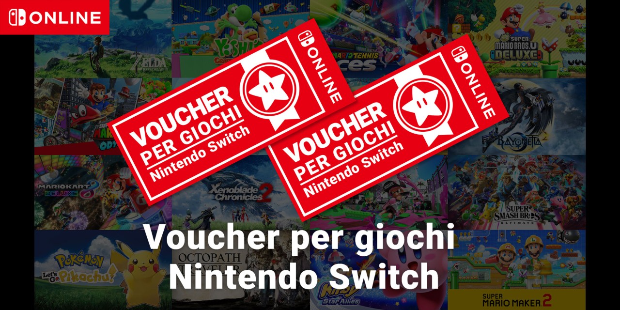 Scopri l'offerta dei voucher per giochi Nintendo Switch, Notizie