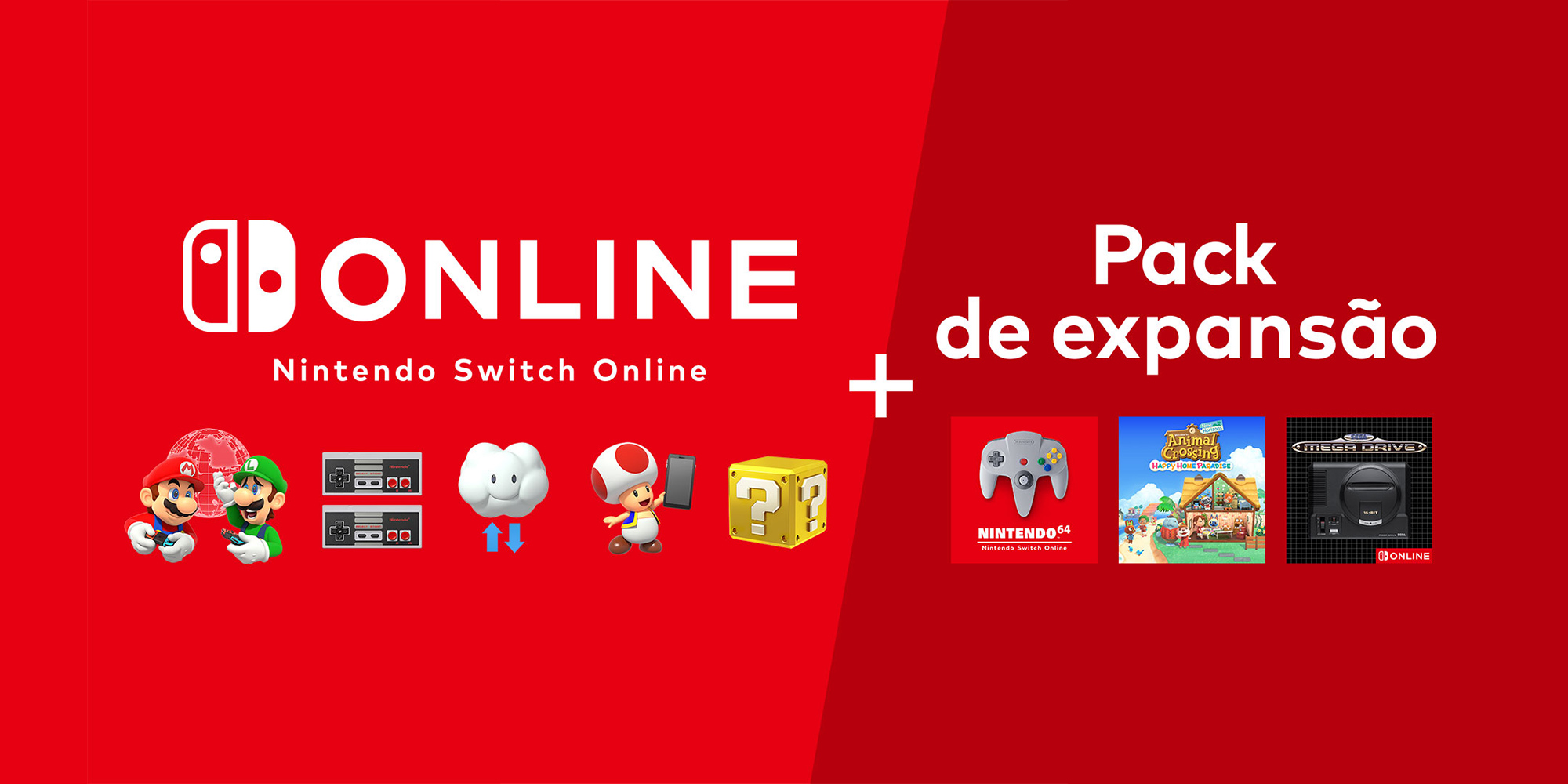 Descobre o Nintendo Switch Online + Pack de expansão!