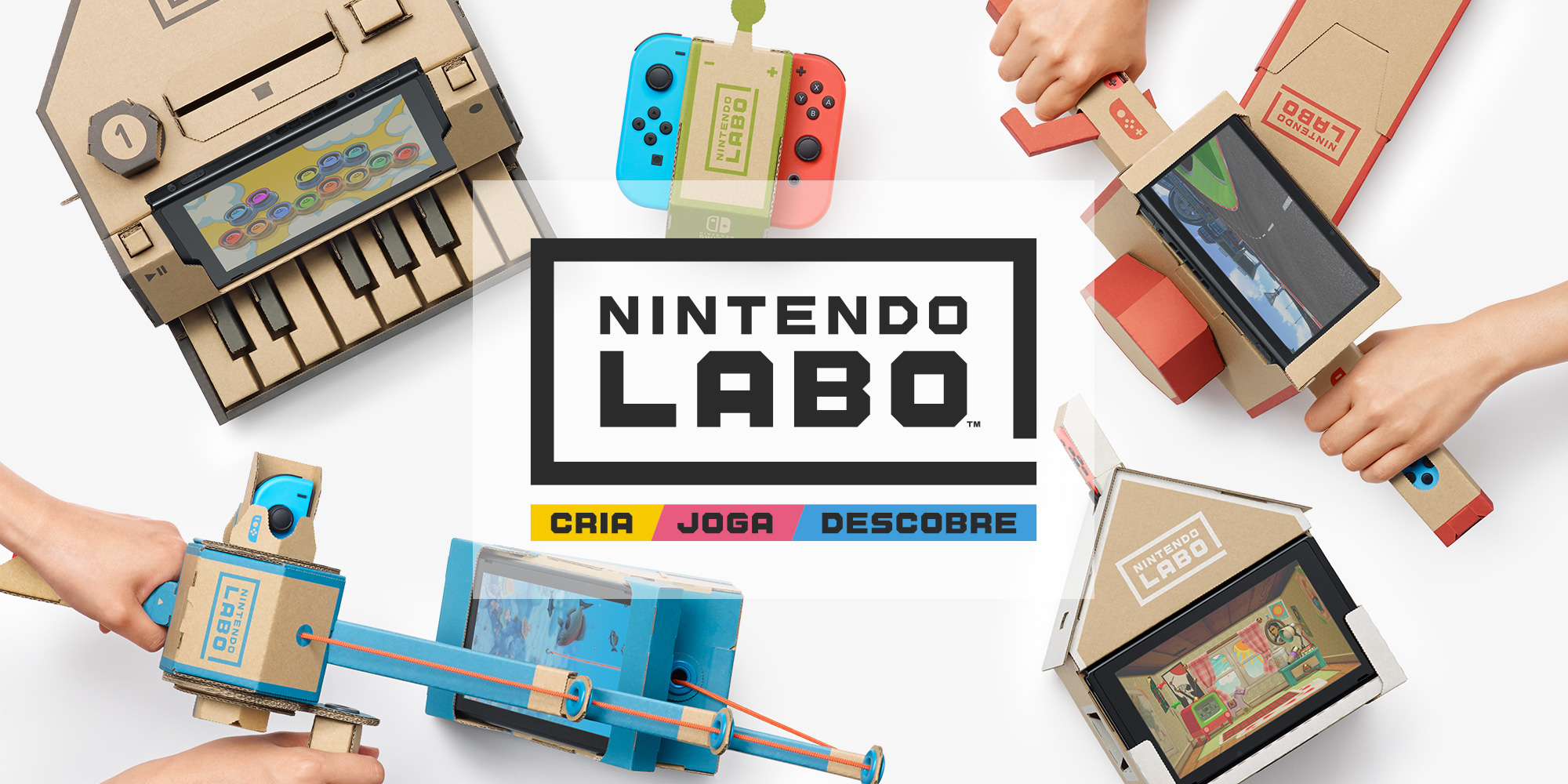 Cria, joga e descobre com o Nintendo Labo!