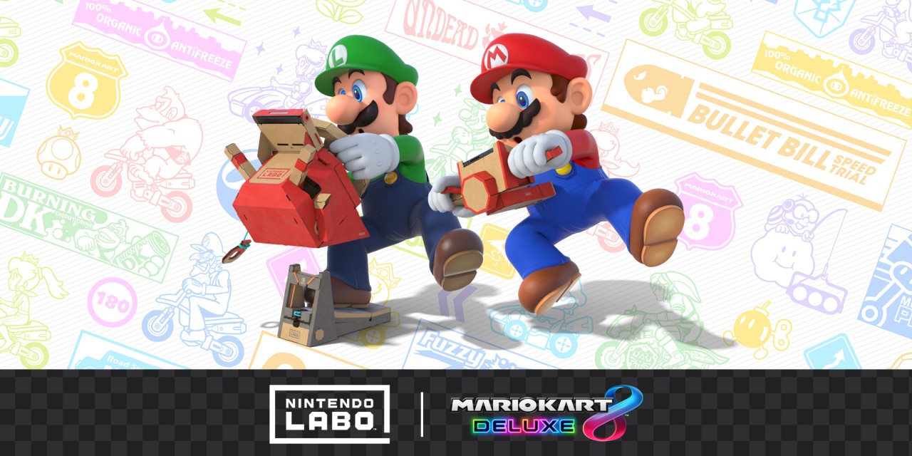 asistencia aleatorio fábrica Ponte al volante con Nintendo Labo: kit de vehículos y Mario Kart 8 Deluxe!  | Noticias | Nintendo