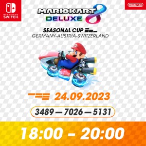 Le prochain tournoi en ligne de Mario Kart 8 Deluxe aura lieu le dimanche 24 septembre !