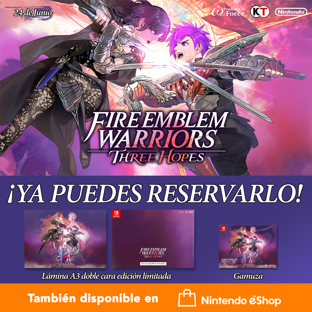 ¡Ya puedes reservar Fire Emblem Warriors: Three Hopes!