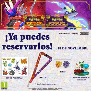 ¡Ya puedes reservar Pokémon Escarlata y Pokémon Púrpura!