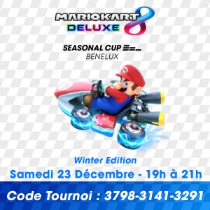 Participez à la Winter Edition de la Mario Kart 8 Deluxe Seasonal Cup Benelux 2023 !