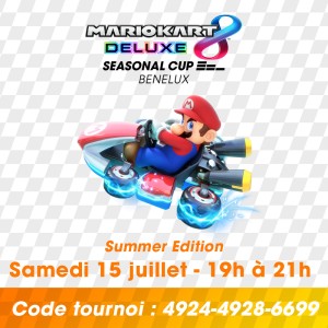 Participez à la Summer Edition de la Mario Kart 8 Deluxe Seasonal Cup Benelux 2023 ! 
