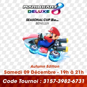 Participez à la Autumn Edition de la Mario Kart 8 Deluxe Seasonal Cup Benelux 2023 ! 