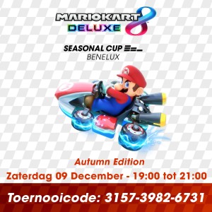 Race mee in de Autumn Edition van het Mario Kart 8 Deluxe Seasonal Cup Benelux 2023!