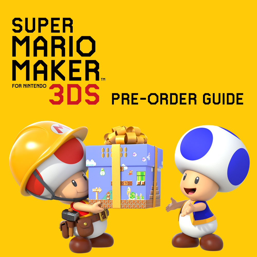 Super Mario Maker for Nintendo 3DS - Pre-order Item Guide