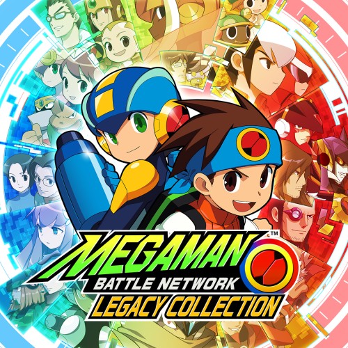 Mega Man Battle Network Legacy Collection switch box art
