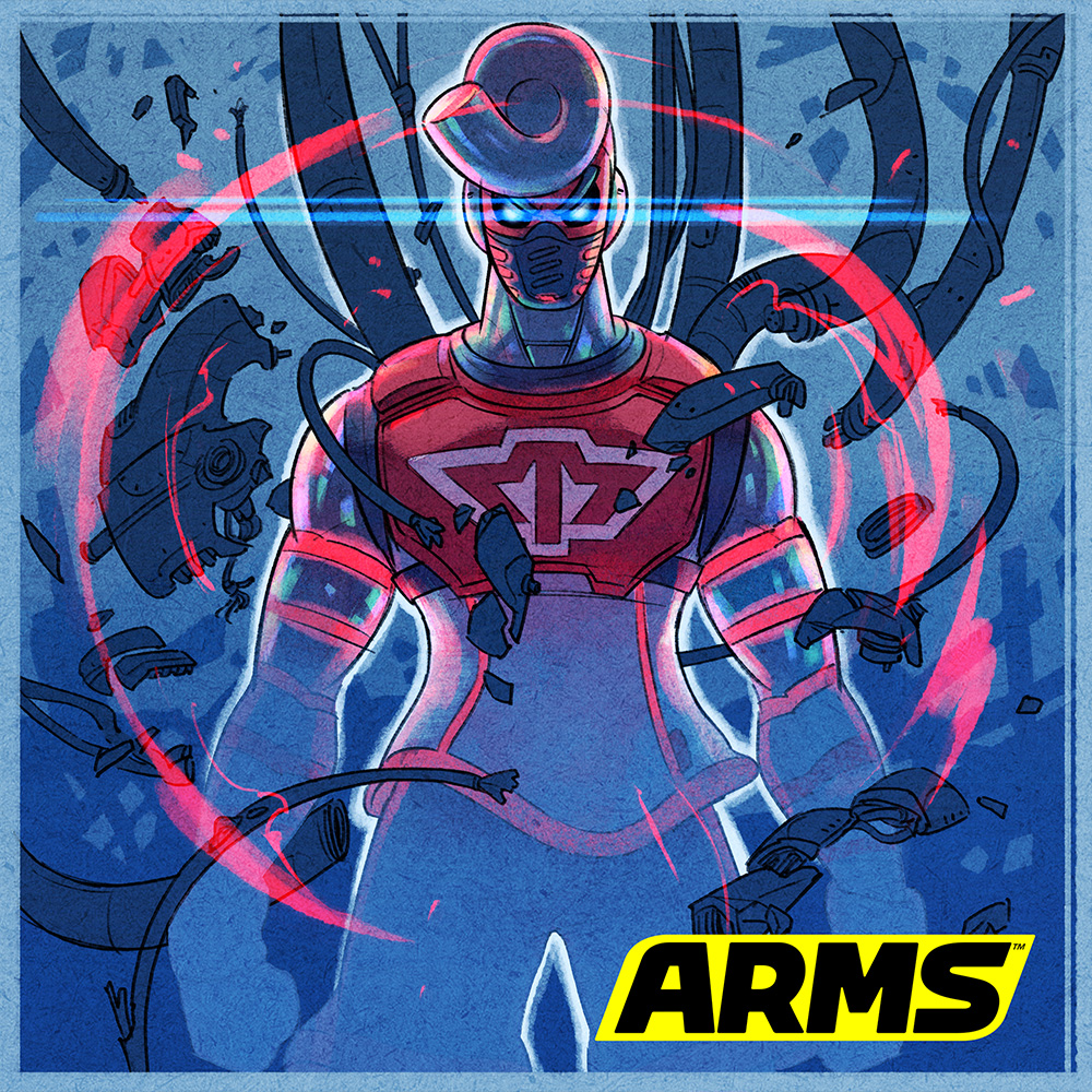 Der neue Kämpfer Springtron kommt zu „ARMS“ hinzu