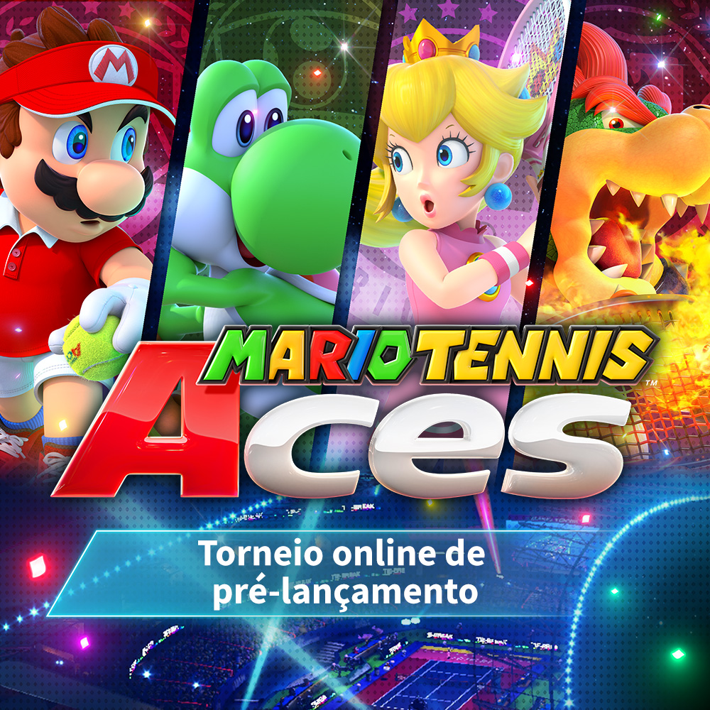Experimenta Mario Tennis Aces gratuitamente no torneio online de pré-lançamento!