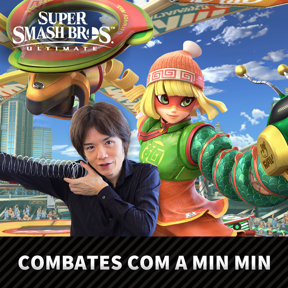 A Min Min de ARMS junta-se aos combates de Super Smash Bros. Ultimate a 30 de junho!