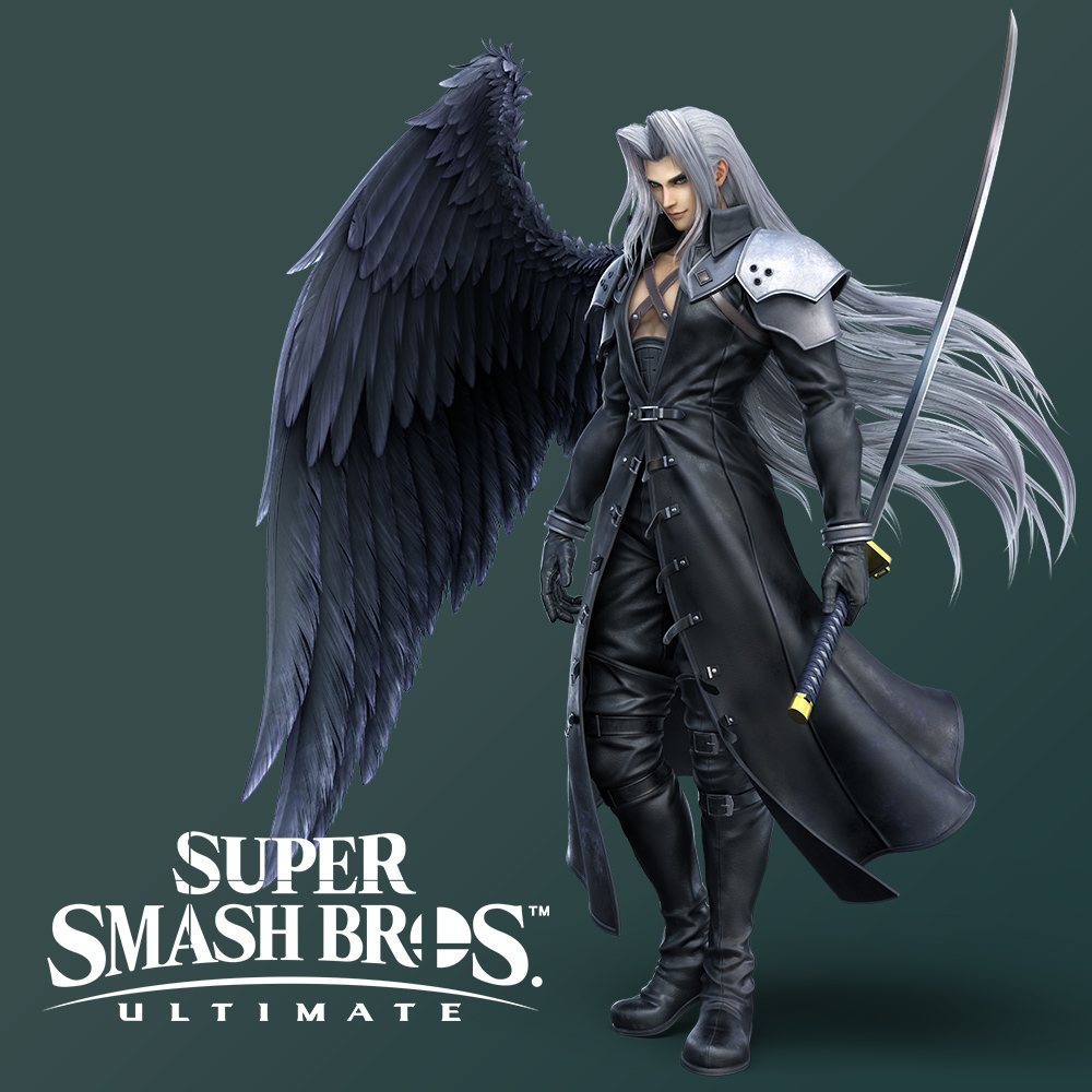 Sephiroth mengt zich als DLC-vechter in de strijd in Super Smash Bros. Ultimate!