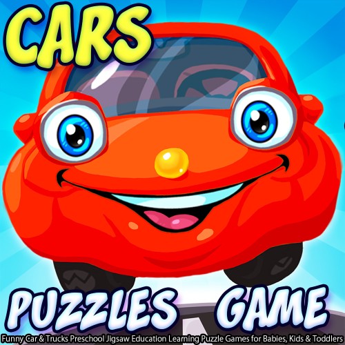 Cars Puzzles Game - Funny Car & Trucks Preschool Jigsaw Education Learning Puzzle Games for Babies, Kids & Toddlers switch box art