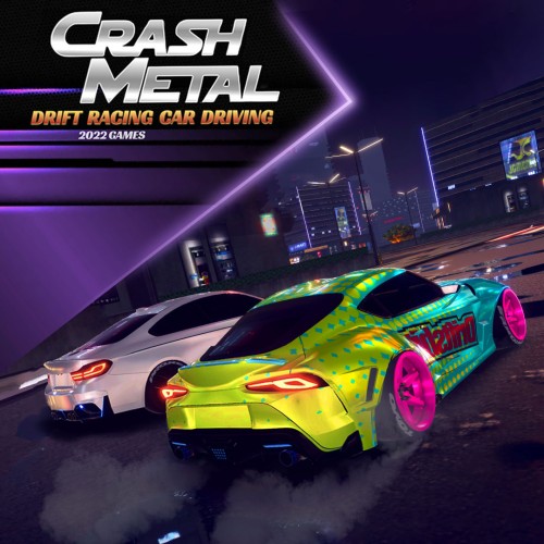 CrashMetal - Drift Racing Car Driving Simulator 2022 Games switch box art