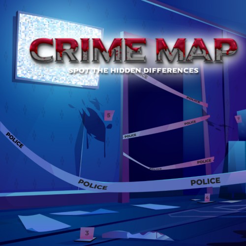 Crime Map: Spot the Hidden Differences switch box art